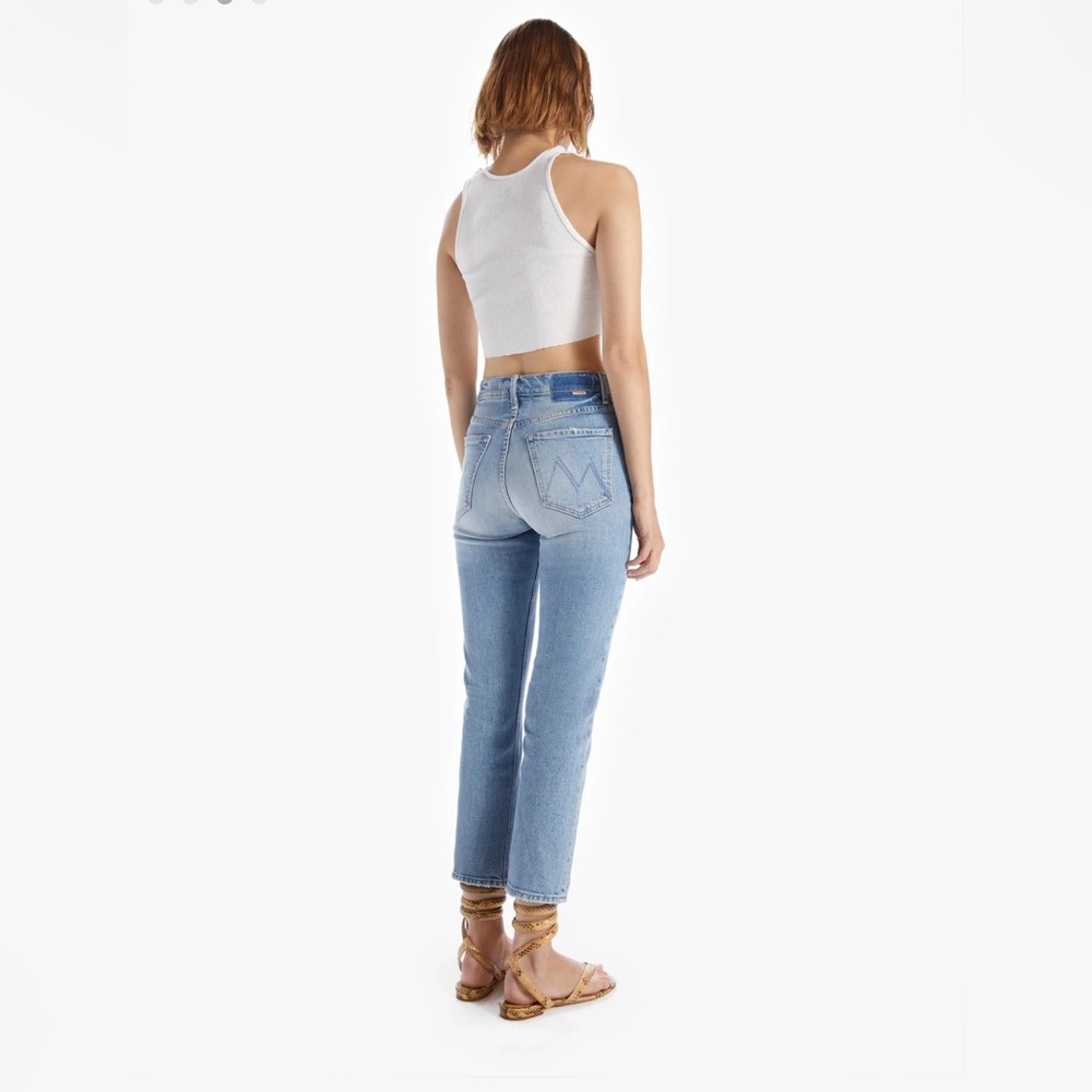 Mother “the tippy top frisky ankle” denim